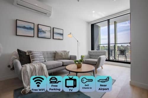 [Modern City] Comfy and warm Apt@Parkville+Carpark