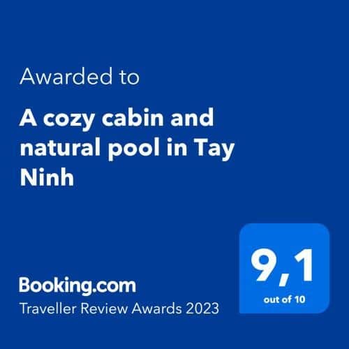 A cozy cabin and natural pool in Tay Ninh