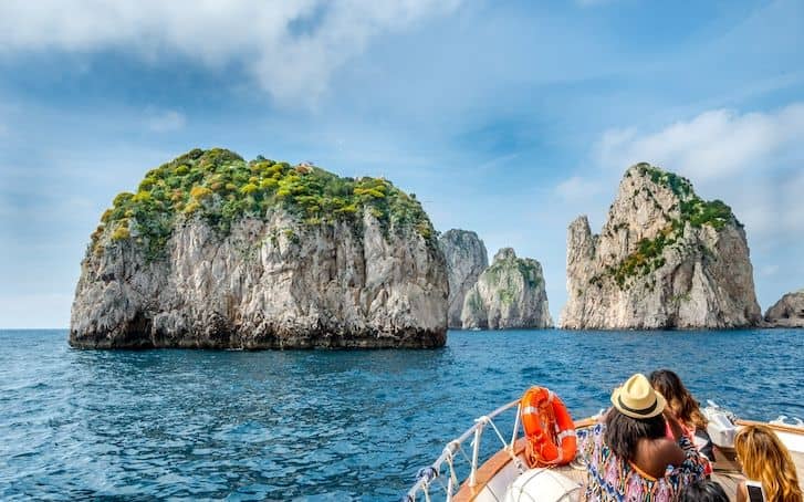 Capri private boat excursion from Naples