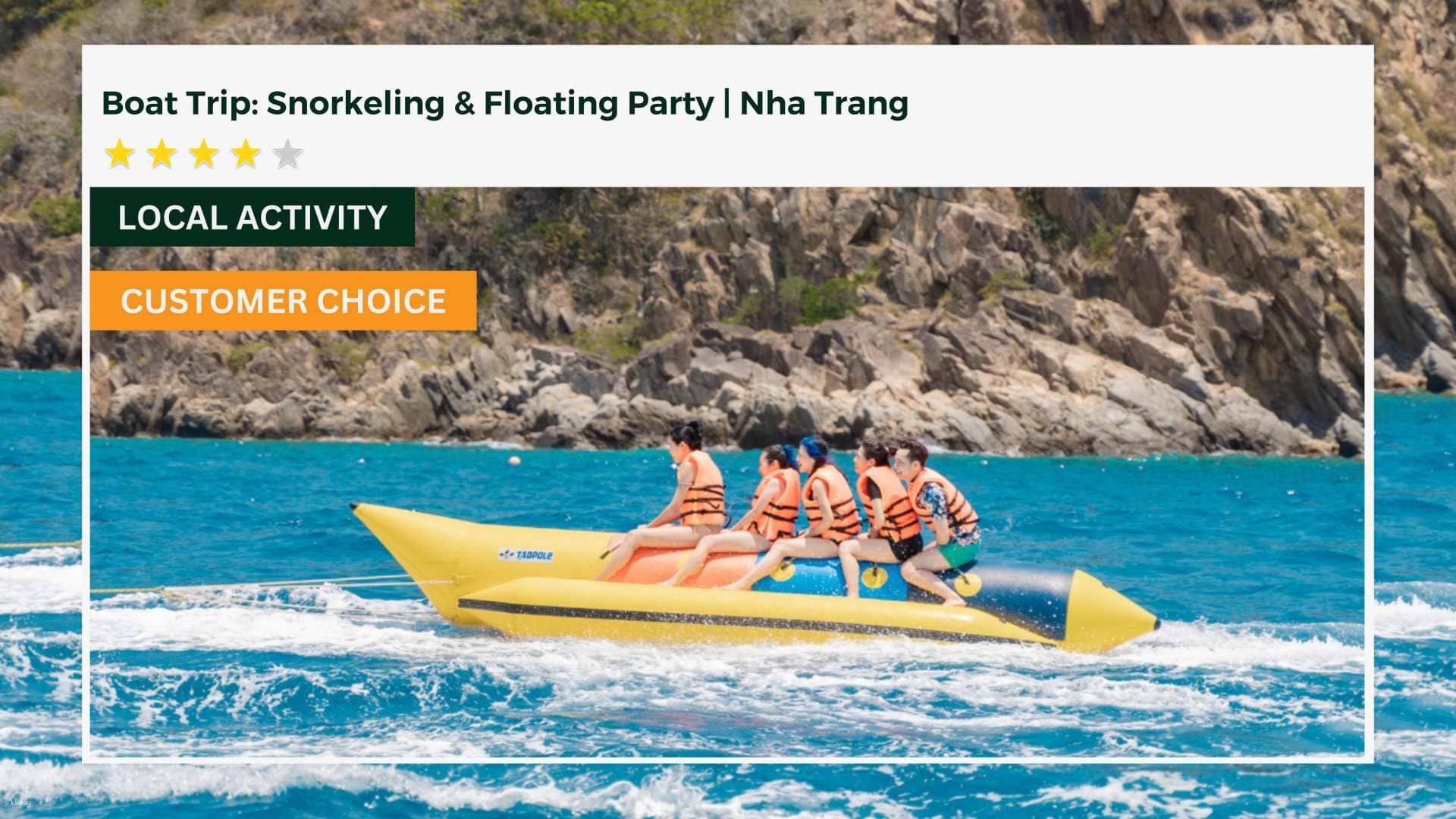 [OFF 10%] Nemo Trip Nha Trang Island Hopping Tour: Boat Trip, Snorkeling & Floating Party | Vietnam Trips and Day Trips