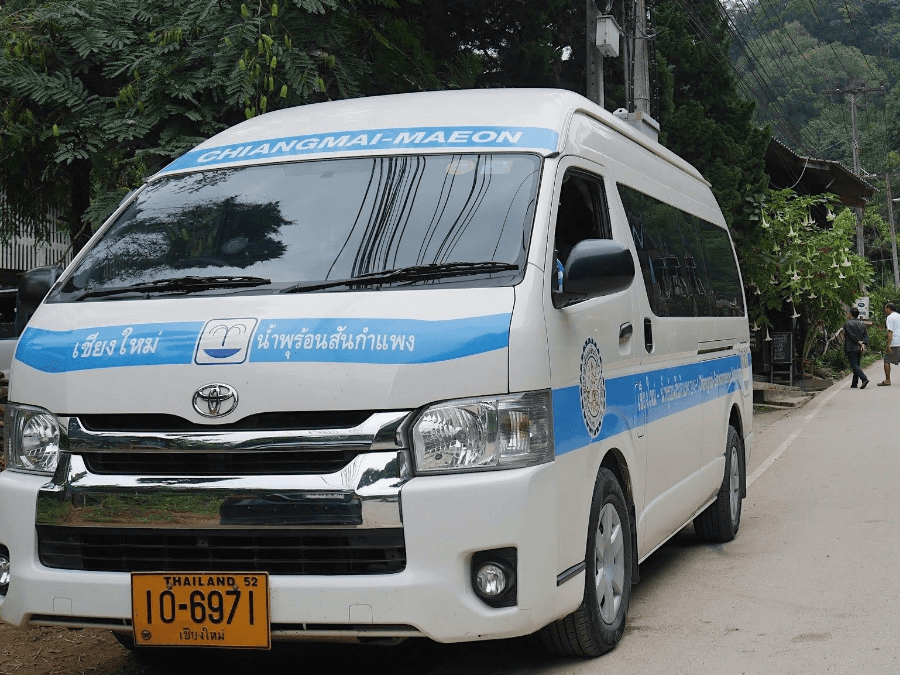 Hot Springs Van Transport Chiangmai Trips and Day Trips