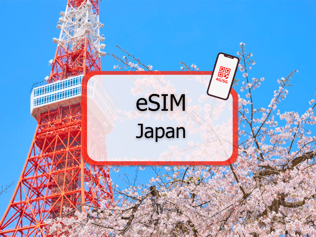 Japan eSIM 4G/5G (Total Data Plan) by Redtea Mobile – Fast, Full Speed, and Unlimited Freedom in Japan