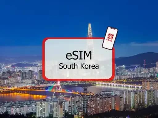 eSIM เกาหลีใต้ 4G/5G เน็ตไม่อั้นรายวัน โดย Redtea Mobile