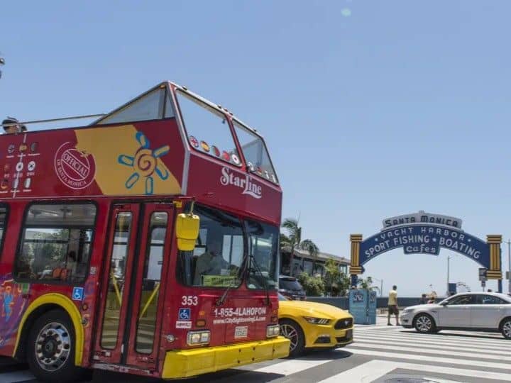 Los Angeles and Hollywood City Sightseeing hop-on hop-off bus tour