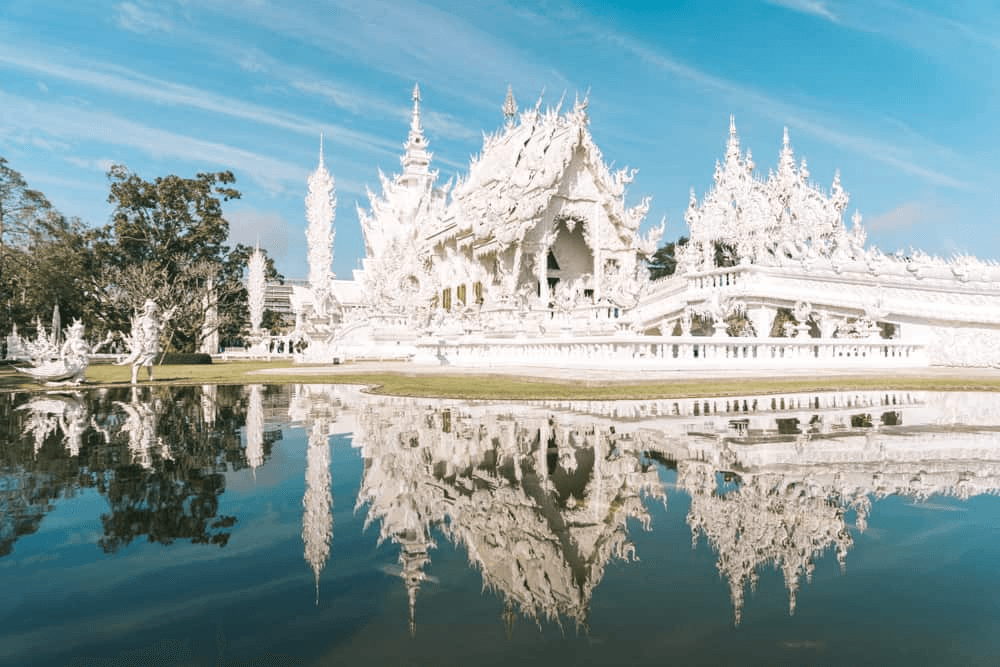 Day Tour - Chiang Rai White Temple + Blue Temple + Golden Triangle Tour (including Boat)