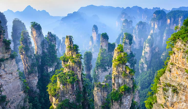 China Chongqing Wulong Sky Well Park Fairy Mountain Park 5 days 4 nights *No Shop* GOCN9275