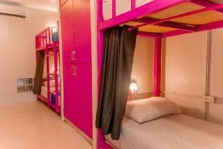 Bed in dormitory FEMALE ROOM