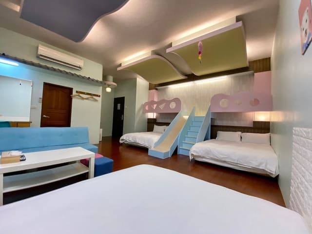 Family Quadruple Room, 2 Double Beds, Ground Floor