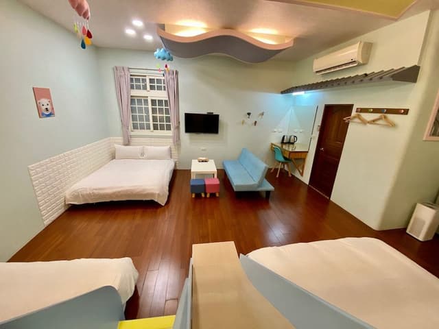 Family Quadruple Room, 2 Double Beds, Ground Floor