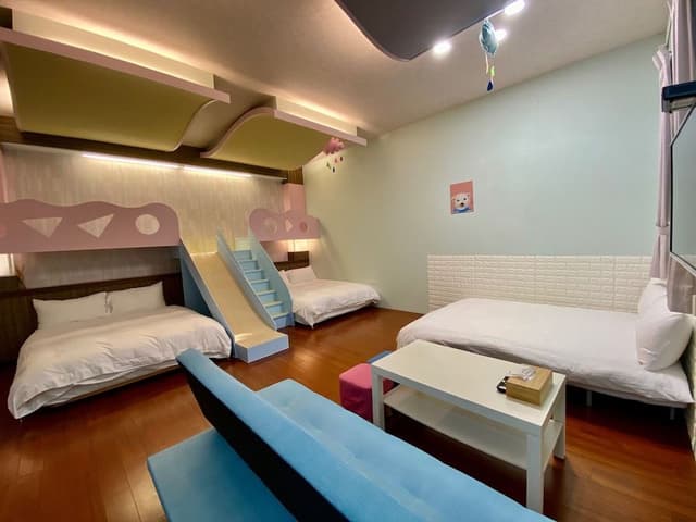 Family Quadruple Room, 2 Double Beds, Ground Floor