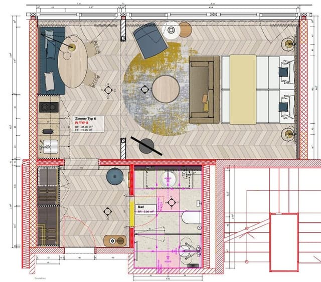 Suite with Kitchenette City View