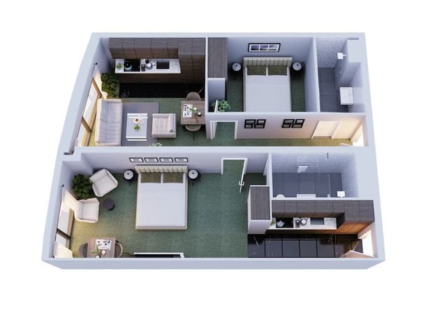 Two Bedroom Apartment - Adjoining