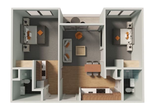 Two Bedroom Apartment - Interconnecting