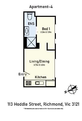 STUDIO QUEEN SIZE BED
