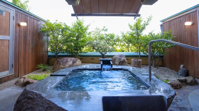 (Natural hot spring) Rock open-air bath [Japanese-style room]