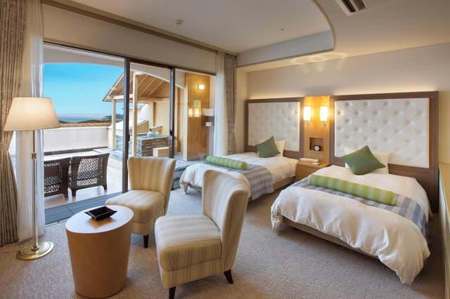 [Ocean View Open-air hot spring bath]Premium Japanese-Western-Style Room(Non-smoking)