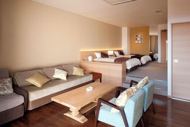 [Ocean View Open-air hot spring bath]Premium Twin Room(Non-smoking)