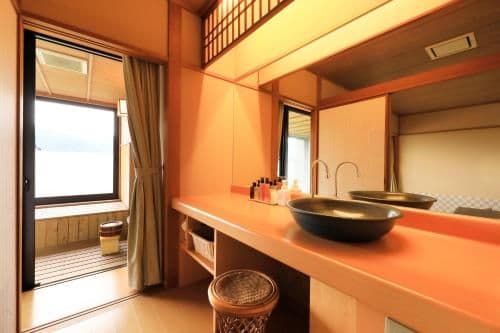 Japanese-Style Room with Open-Air Bath