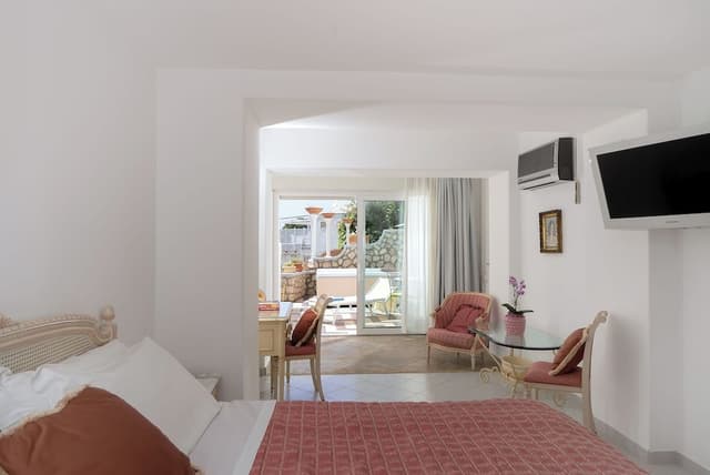 Deluxe Double or Twin Room, Partial Sea View