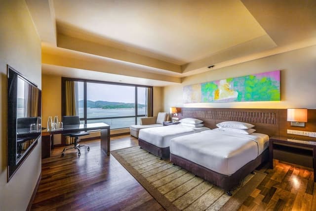 Club Room, 2 Twin Beds, Sea View