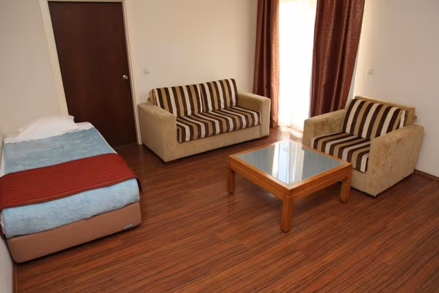 Family Room with Shared Bathroom