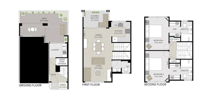 2-bedroom 3-level Spacious luxury Villa