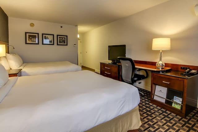 Standard Room, 2 Double Beds, Refrigerator & Microwave