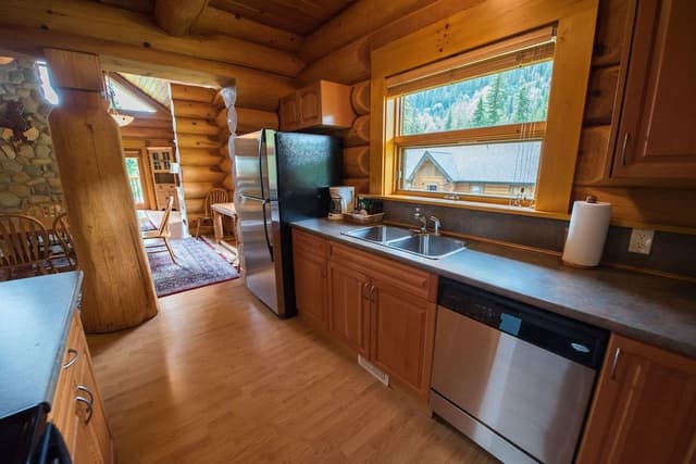 Three-Bedroom Executive Log Home