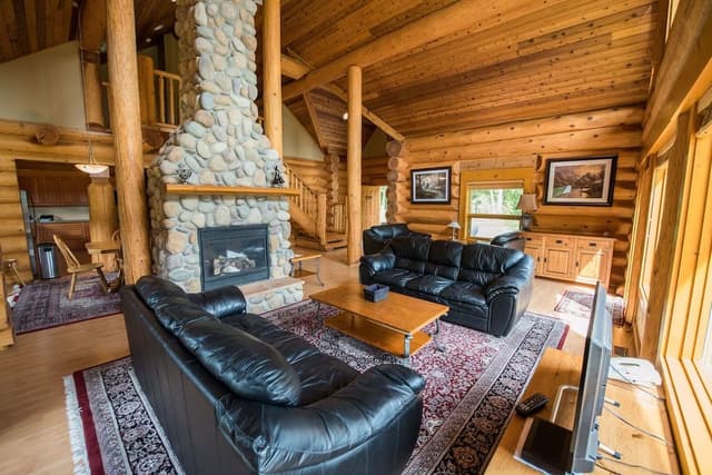 Three-Bedroom Executive Log Home