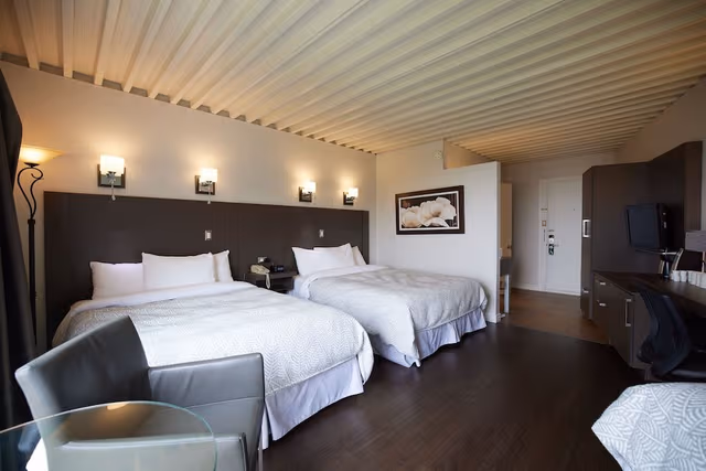 Panoramic Room, 2 Queen Beds, Balcony, Ground Floor