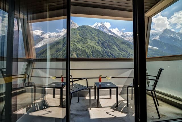 Superior Room with Sofa bed and Balcony, Mont-Blanc Range View