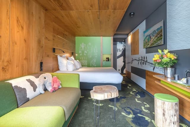 Superior Room with Sofa bed and Balcony, Mont-Blanc Range View