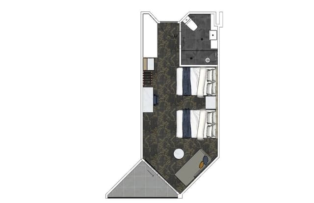 Superior King Room - High Floor with Balcony