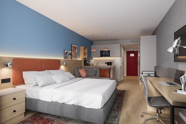 Superior Studio, 1 King Bed with Sofa bed, Kitchen