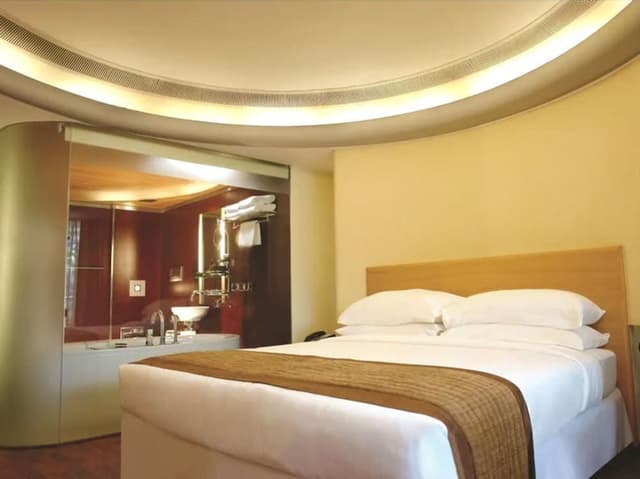 Earth Lagoon View Room with Private Balcony - King Bed