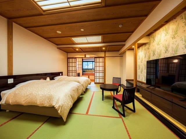 Special Modern Japanese-Western Room with Semi-Open-Air Bath - Non-Smoking