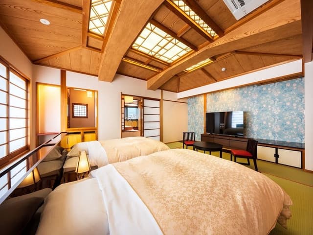 Special Modern Japanese-Western Room with Semi-Open-Air Bath - Non-Smoking