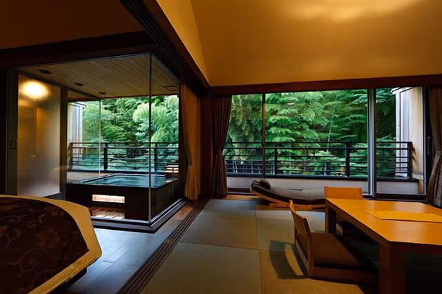 Japanese Style Room with Private Hot Spring, Bamboo Forest View, (rocca, AYUMI), Non-Smoking