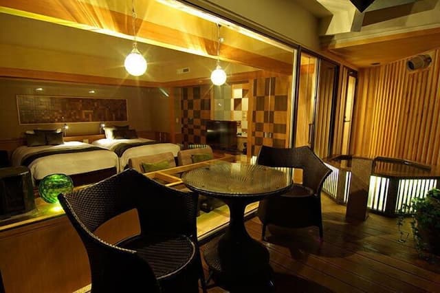 Corner Twin Room with Private Hot Spring (rocca, KAORI), Non-Smoking