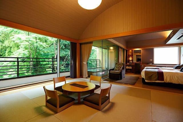 Japanese Style Room with Private Hot Spring, Bamboo Forest View, (rocca, MUSUBI), Non-Smoking