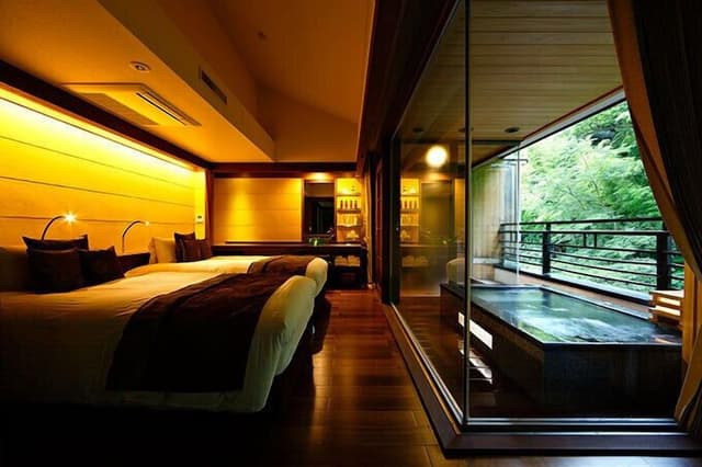 Japanese Style Room with Private Hot Spring, Bamboo Forest View, (rocca, AYUMI), Non-Smoking