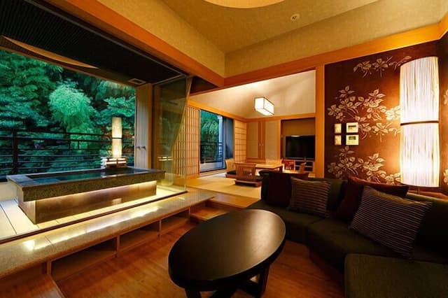 Japanese Style Room with Private Hot Spring, Bamboo Forest View, (rocca, KATARI), Non-Smoking