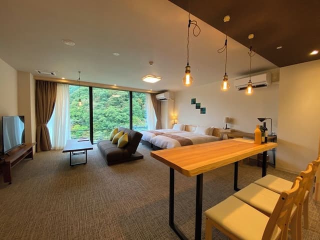 [Main Building 11F with Open Air Bath] Premier View Suite, 56sqm, Non Smoking