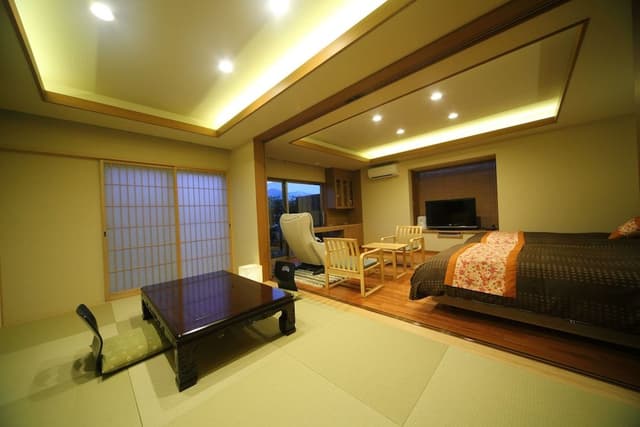 Standard Room with Open-Air Bath and Tatami Area - A - Hanayoshi Area (Allergy/Vegan option N/A)