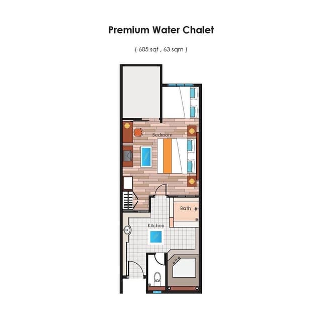 Executive Water Chalet
