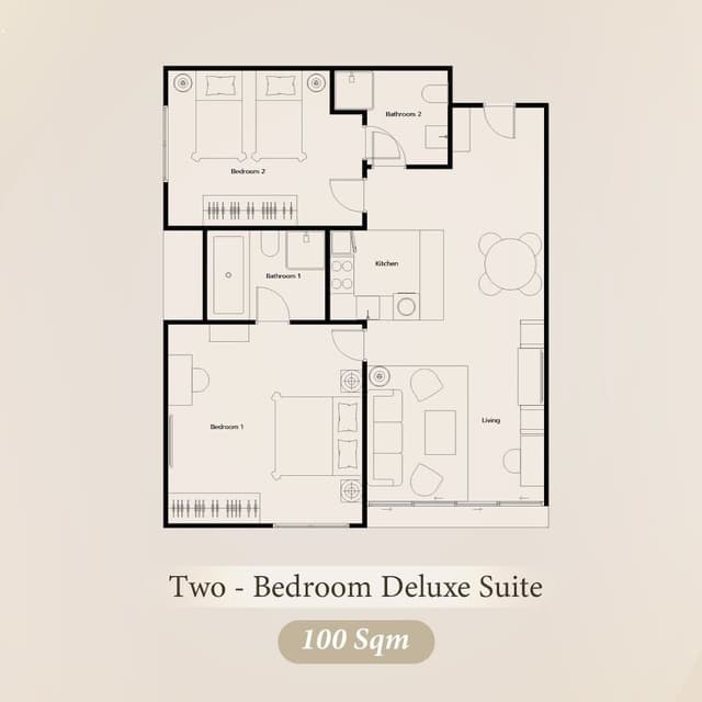 Two Bedroom Deluxe Suite