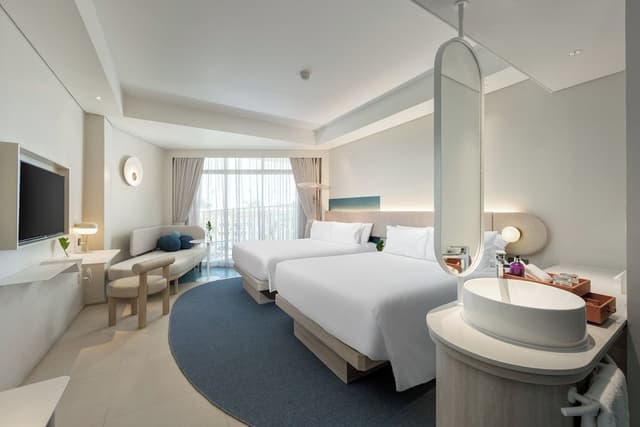 Superior Room, 2 Double Beds, City View