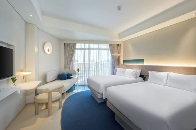 Superior Room, 2 Double Beds, City View