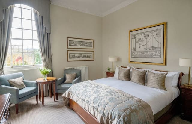 Deluxe King bedded room in historic Mansion House