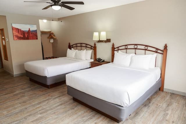 Standard Room, 2 Queen Beds, Refrigerator & Microwave